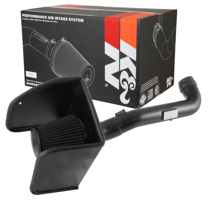 Chevrolet Colorado Performance Air Intake - K&N Engineering - Blackhawk - Black - `17-`18